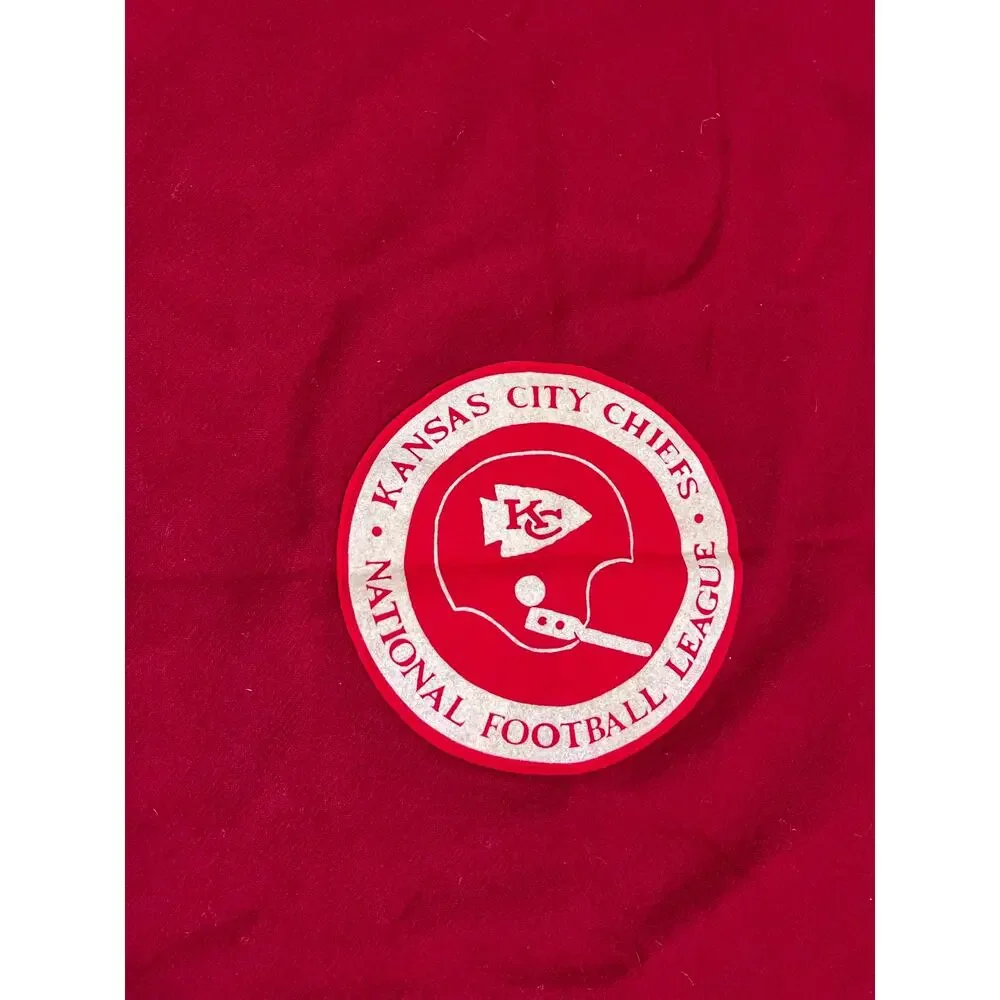 Rare Pendleton Wool Blanket Kansas City Chiefs NFL Red Throw Vintage Made USA
